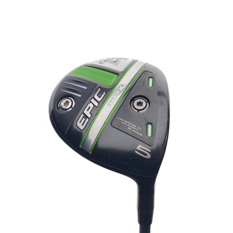 Used Callaway Epic Max 5 Fairway Wood / 18 Degrees / Regular Flex