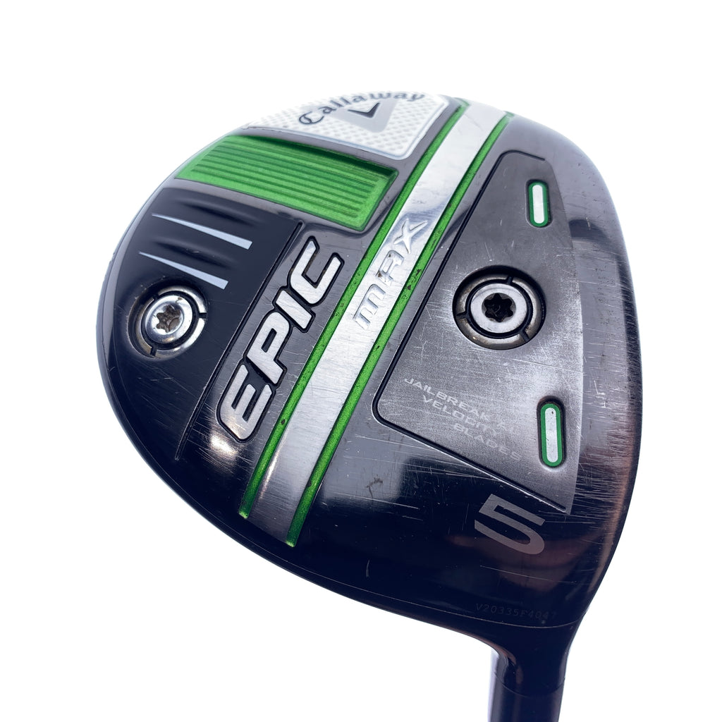 Used Callaway Epic Max 5 Fairway Wood / 18 Degrees / Soft Regular Flex