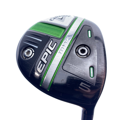 Used Callaway Epic Max 5 Fairway Wood / 18 Degrees / Soft Regular Flex