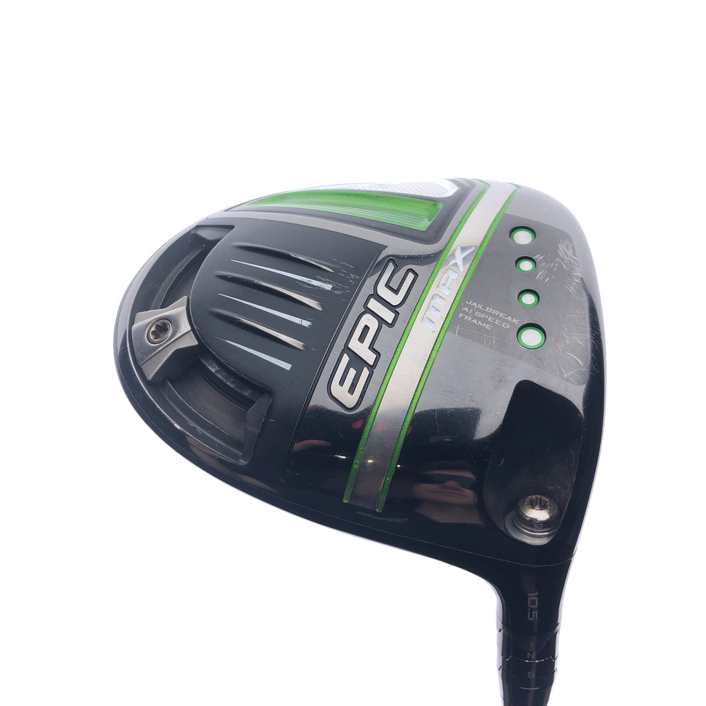 Used Callaway Epic Max Driver / 10.5 Degrees / Stiff Flex