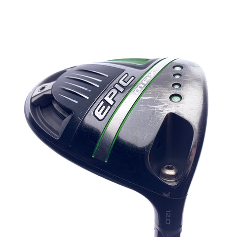 Used Callaway Epic Max Driver / 12.0 Degrees / Regular Flex