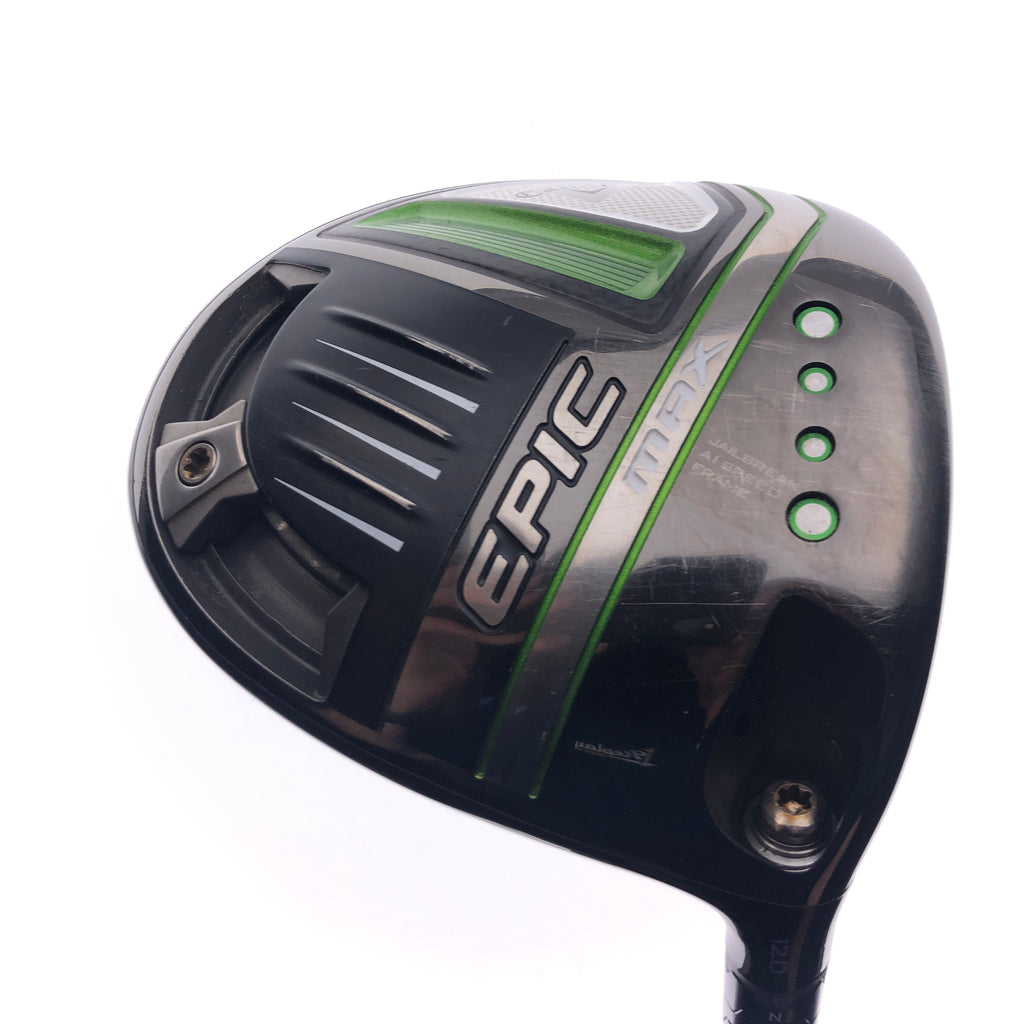 Used Callaway Epic Max Driver / 12.0 Degrees / Regular Flex