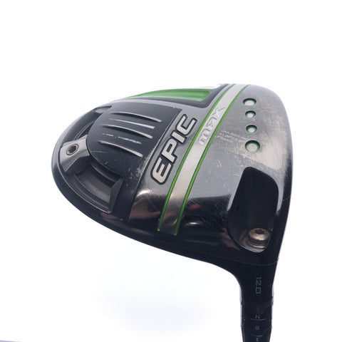 Used Callaway Epic Max Driver / 12.0 Degrees / Regular Flex
