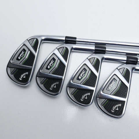 Used Callaway Epic Pro Iron Set / 4 - PW / Stiff Flex