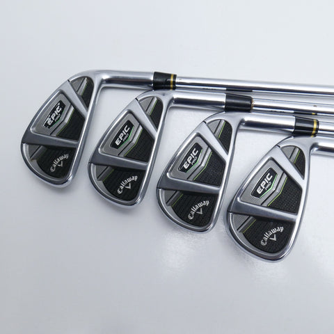 Used Callaway Epic Pro Iron Set / 5 - PW + AW / Stiff Flex