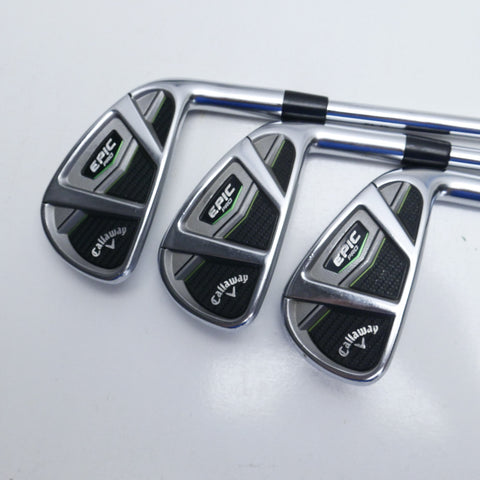 Used Callaway Epic Pro Iron Set / 5 - PW / Stiff Flex