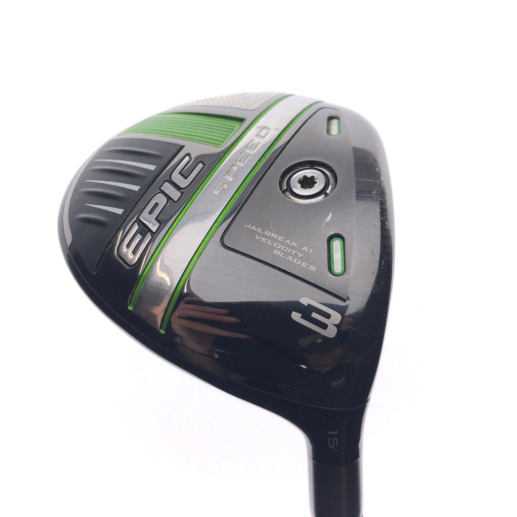 Used Callaway Epic Speed 3 Fairway Wood / 15 Degrees / Stiff Flex