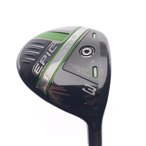 Used Callaway Epic Speed 3 Fairway Wood / 15 Degrees / Stiff Flex