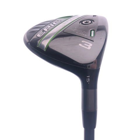 Used Callaway Epic Speed 3 Fairway Wood / 15 Degrees / Tensei BORON TIP TX Flex