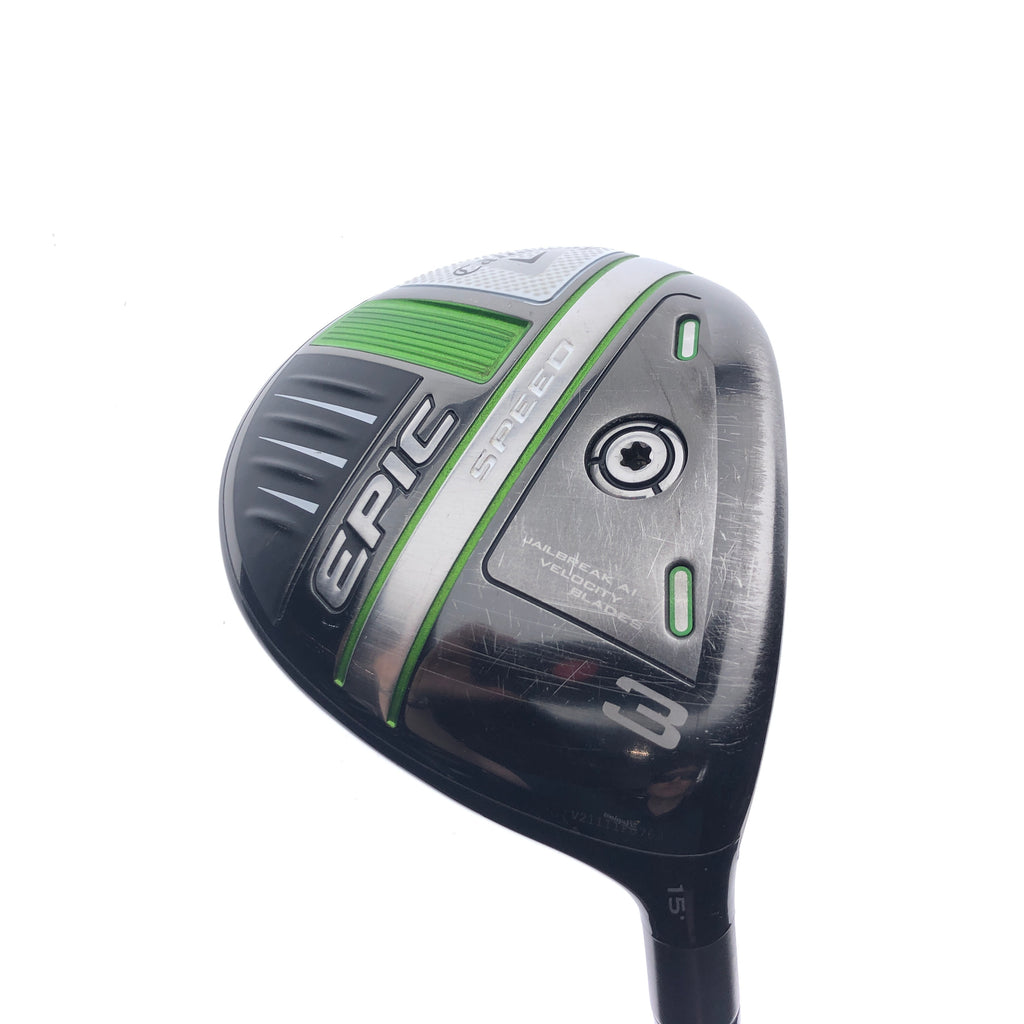 Used Callaway Epic Speed 3 Fairway Wood / 15 Degrees / X-Stiff Flex