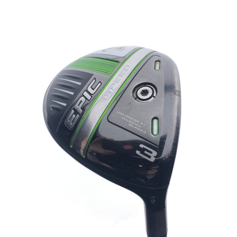Used Callaway Epic Speed 3 Fairway Wood / 15 Degrees / X-Stiff Flex