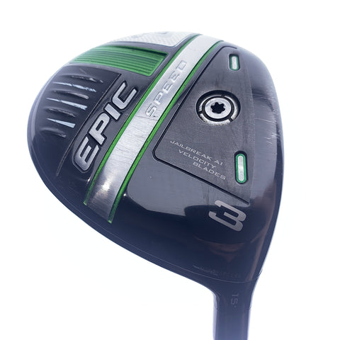 Used Callaway Epic Speed 3 Fairway Wood / 15.0 Degrees / Regular Flex