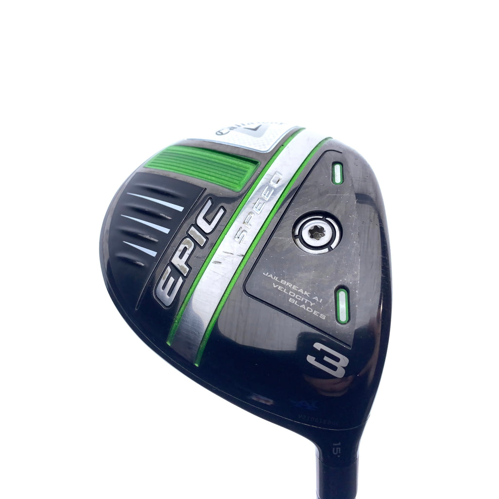 Used Callaway Epic Speed 3 Fairway Wood / 15.0 Degrees / Stiff Flex