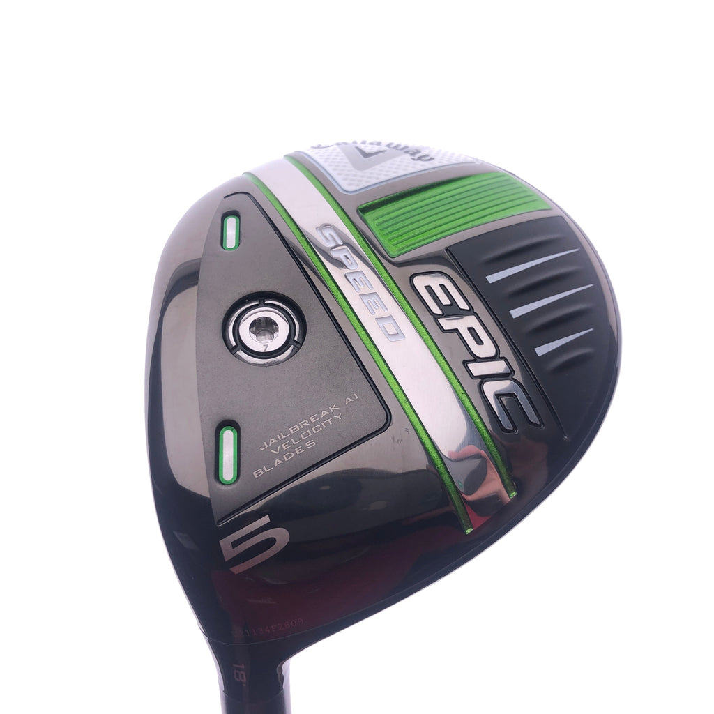 Used Callaway Epic Speed 5 Fairway Wood / 18 Degrees / Stiff Flex / Left-Handed