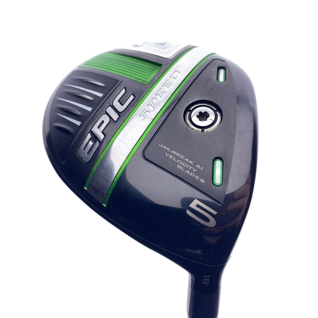 Used Callaway Epic Speed 5 Fairway Wood / 18.0 Degrees / Stiff Flex