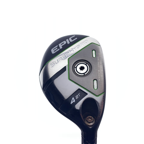 Used Callaway Epic Super Hybrid 4 Hybrid / 21 Degrees / Regular Flex