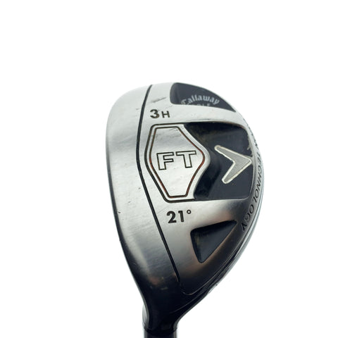Used Callaway FT Hybrid 2008 3 Hybrid / 21.0 Degrees / Regular Flex / Left-Hand