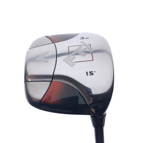 Used Callaway FT-i Squareway 3 Fairway Wood / 15 Degrees / Regular Flex