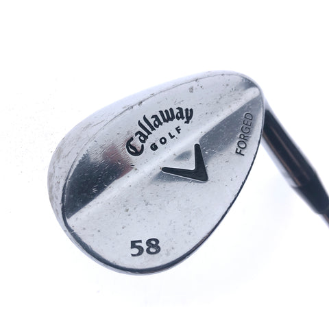 Used Callaway Forged Chrome Lob Wedge / 58.0 Degrees / Wedge Flex