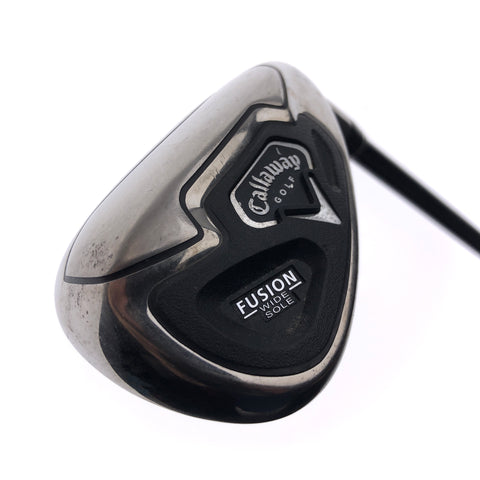 Used Callaway Fusion Wide Sole Sand Wedge Iron / 56.0 Degrees / Regular Flex