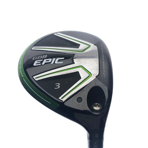 Used Callaway GBB Epic 3 Fairway Wood / 15 Degrees / Stiff Flex