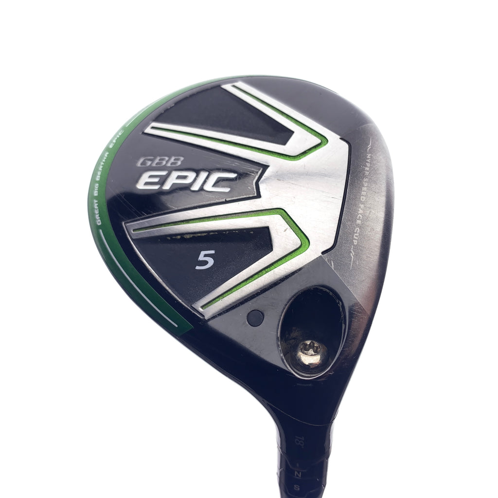Used Callaway GBB Epic 5 Fairway Wood / 18.0 Degrees / Stiff Flex
