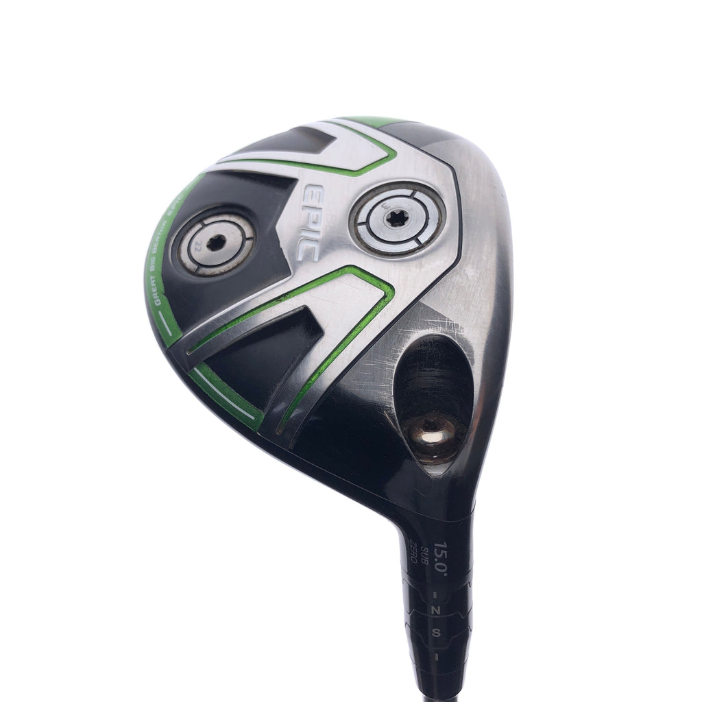 Used Callaway GBB Epic Sub Zero 3 Fairway Wood / 15 Degrees / Stiff Flex