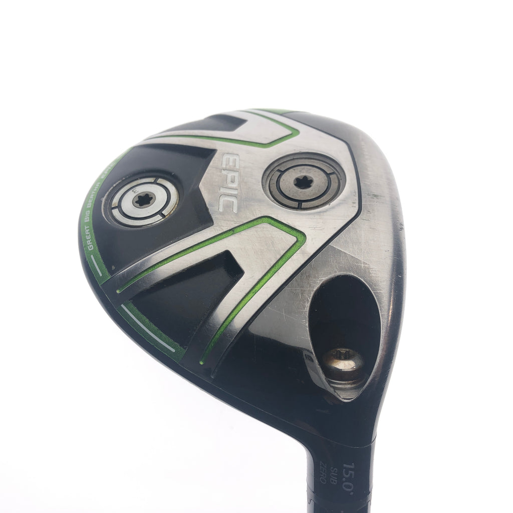 Used Callaway GBB Epic Sub Zero 3 Fairway Wood / 15 Degrees / Stiff Flex