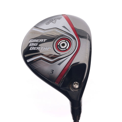 Used Callaway Great Big Bertha 2015 3 Fairway Wood / 15 Degrees / Stiff Flex