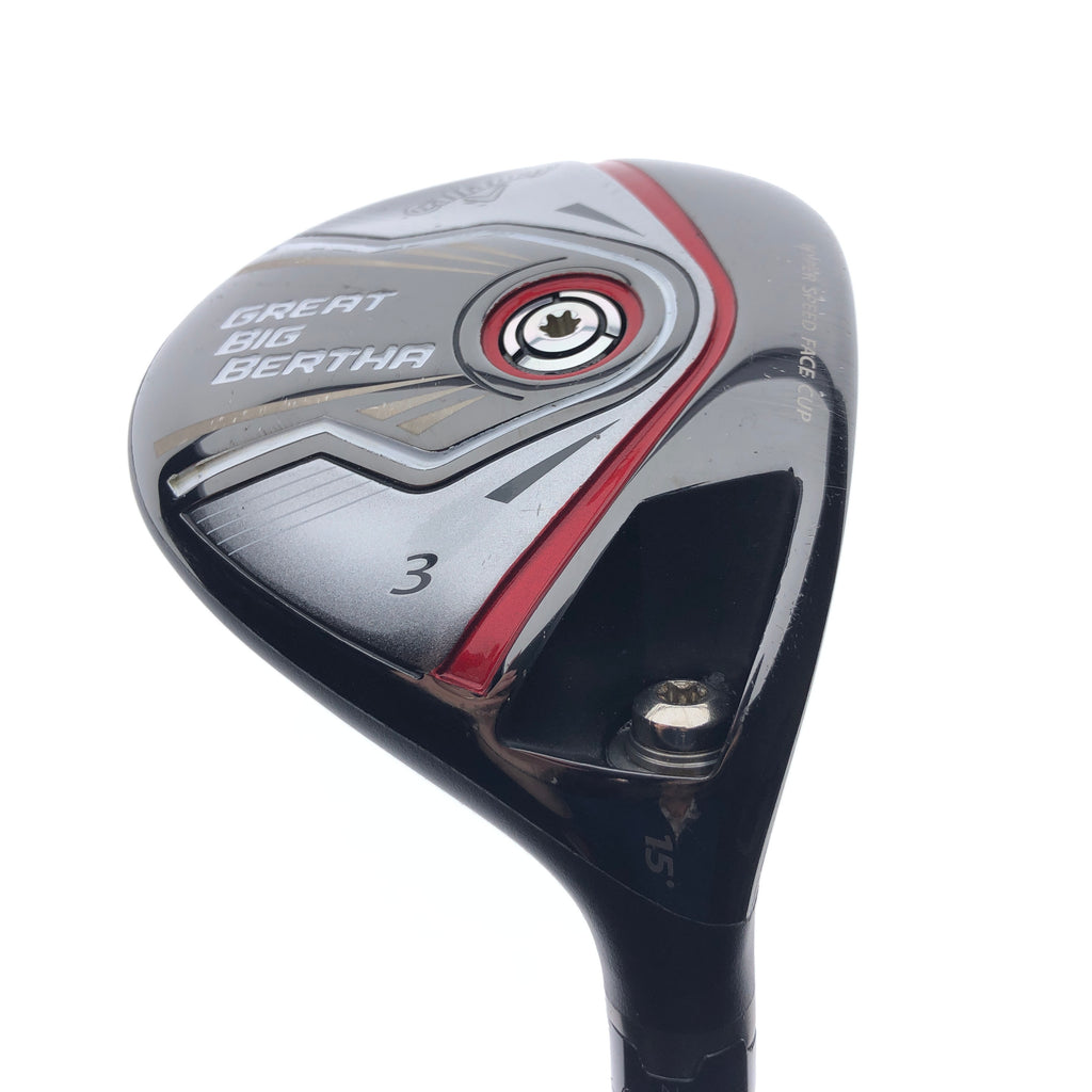 Used Callaway Great Big Bertha 2015 3 Fairway Wood / 15 Degrees / Stiff Flex