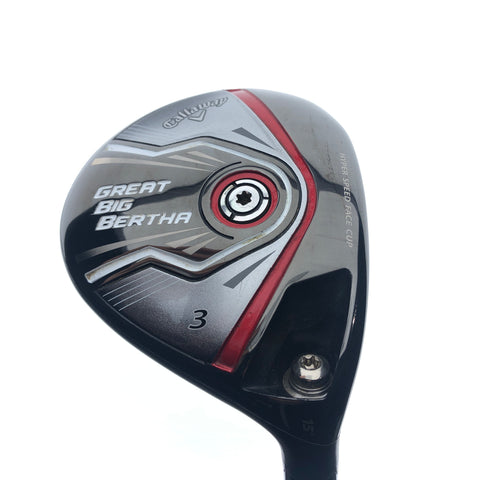 Used Callaway Great Big Bertha 2015 3 Fairway Wood / 15.0 Degrees / Regular Flex