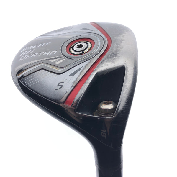 Used Callaway Great Big Bertha 2015 5 Fairway Wood / 18 Degrees / Regular Flex