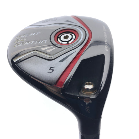 Used Callaway Great Big Bertha 2015 5 Fairway Wood / 18 Degrees / Stiff Flex