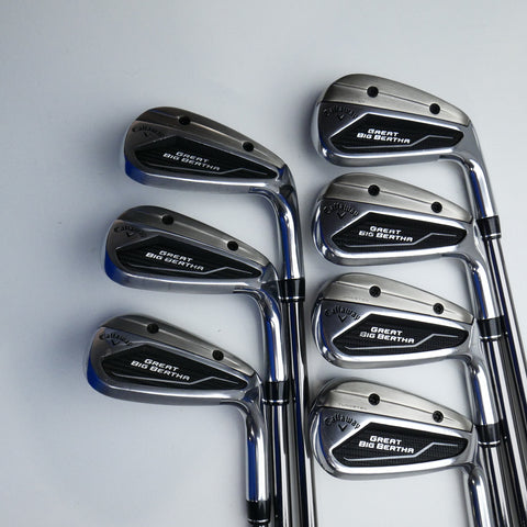 Used Callaway Great Big Bertha 2023 Iron Set / 6 - SW + AW / Soft Regular Flex