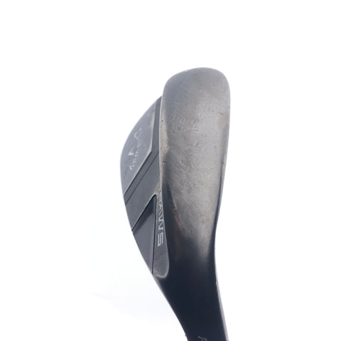 Used Callaway Jaws Full Toe Black Sand Wedge / 54.0 Degrees / Wedge Flex