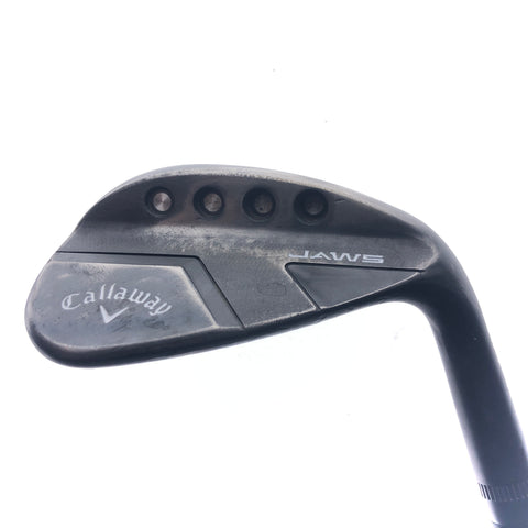 Used Callaway Jaws Full Toe Black Sand Wedge / 54.0 Degrees / Wedge Flex