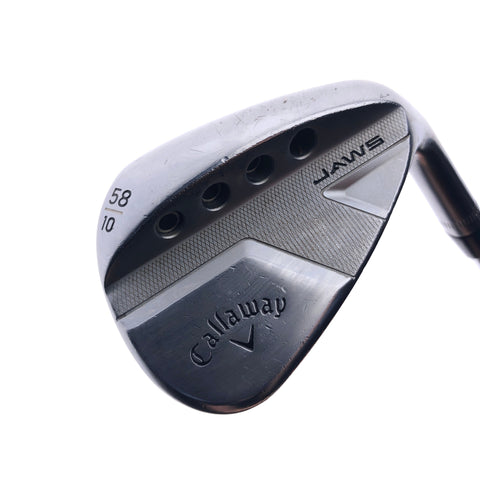 Used Callaway Jaws Full Toe Chrome Lob Wedge / 58.0 Degrees / Wedge Flex