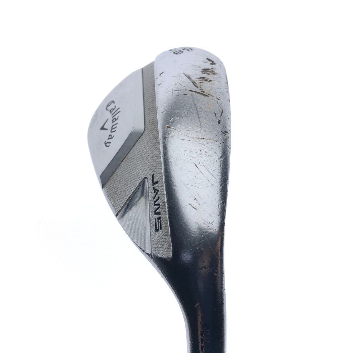 Used Callaway Jaws Full Toe Chrome Lob Wedge / 58.0 Degrees / Wedge Flex