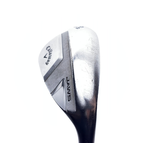 Used Callaway Jaws Full Toe Chrome Lob Wedge / 58.0 Degrees / Wedge Flex