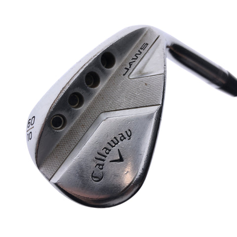 Used Callaway Jaws Full Toe Chrome Lob Wedge / 60.0 Degrees / Stiff Flex