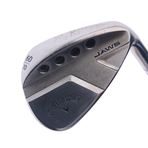 Used Callaway Jaws Full Toe Chrome Lob Wedge / 60.0 Degrees / Stiff Flex