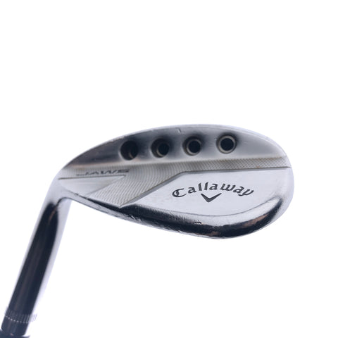 Used Callaway Jaws Full Toe Chrome Lob Wedge / 60.0 Degrees / Wedge Flex / Left