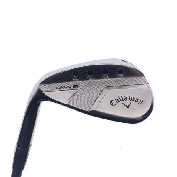 Used Callaway Jaws Full Toe Chrome Lob Wedge / 60.0 / Regular Flex / Left-Handed