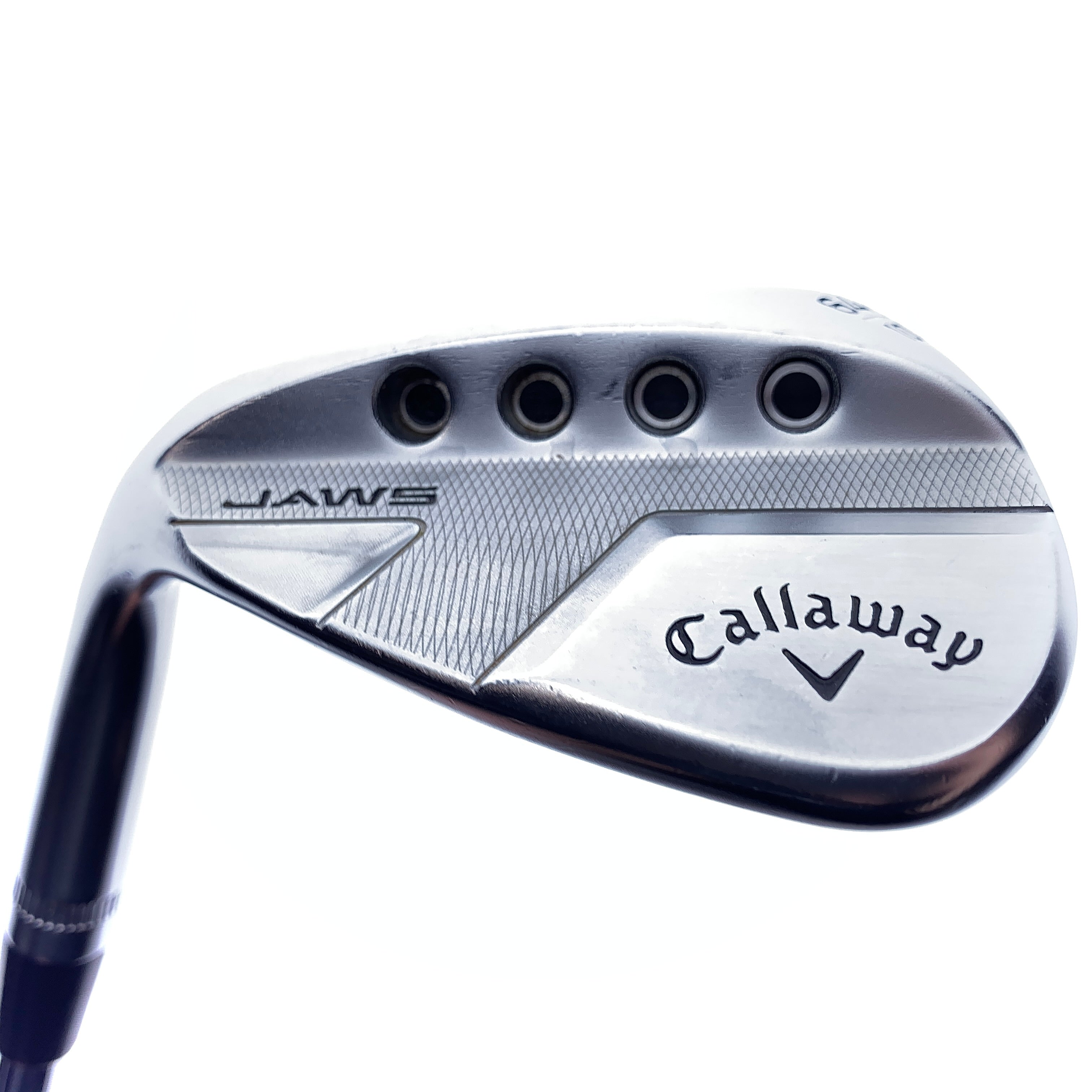 Used Callaway Jaws Full Toe Chrome Lob Wedge / 64.0 Degrees / Wedge Flex / L-H