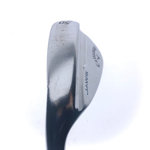 Used Callaway Jaws MD5 Platinum Chrome Gap Wedge / 50 Degrees / Stiff / LH