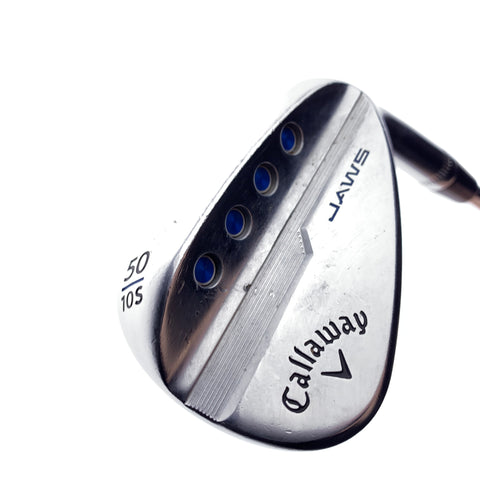 Used Callaway Jaws MD5 Platinum Chrome Gap Wedge / 50.0 Degrees / Stiff Flex