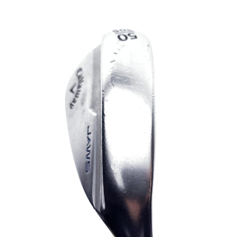 Used Callaway Jaws MD5 Platinum Chrome Gap Wedge / 50.0 Degrees / Stiff Flex