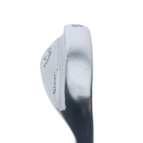 Used Callaway Jaws MD5 Platinum Chrome Gap Wedge / 50.0 Degrees / Stiff Flex