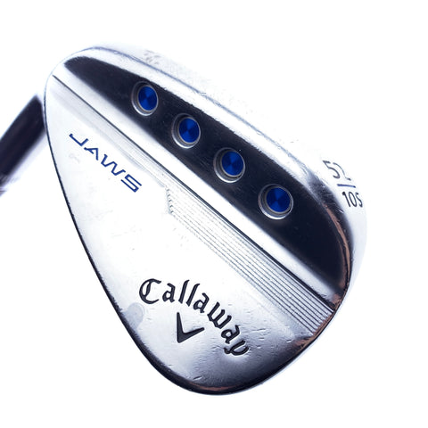 Used Callaway Jaws MD5 Platinum Chrome Gap Wedge/52.0 Degrees/Stiff Flex/L-H