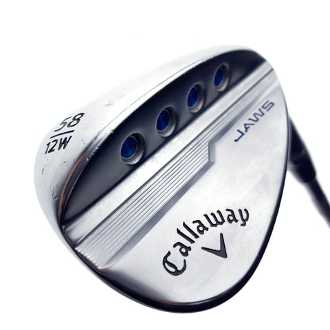 Used Callaway Jaws MD5 Platinum Chrome Lob Wedge / 58.0 Degrees